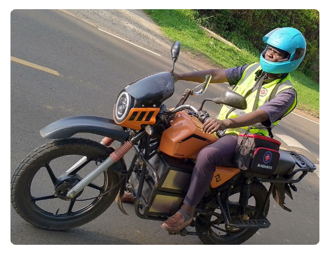 Reliable motorcycle delivery for pharmaceutical and healthcare products.